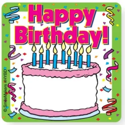 Happy Birthday (Your Name) Stickers