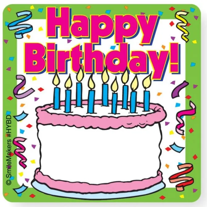 Happy Birthday (Your Name) Stickers