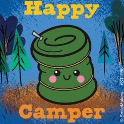 Happy Camper Stickers