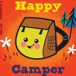 Happy Camper Stickers