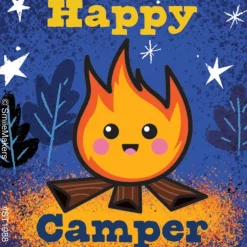 Happy Camper Stickers