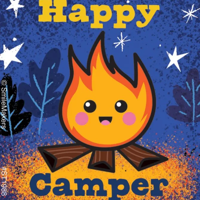Happy Camper Stickers