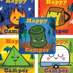 Happy Camper Stickers