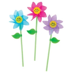 Happy Flower Pinwheels