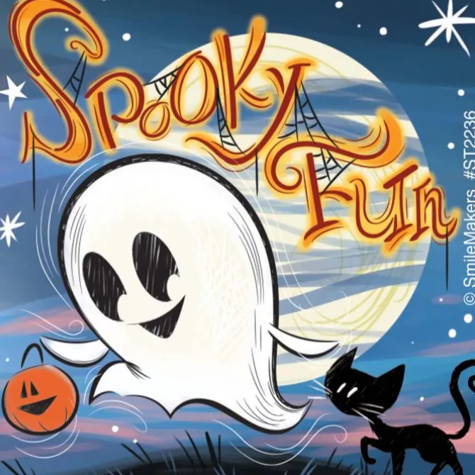 Happy Ghost Stickers