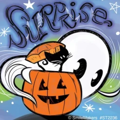 Happy Ghost Stickers