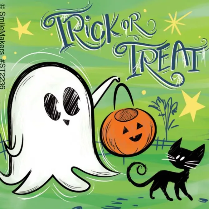 Happy Ghost Stickers