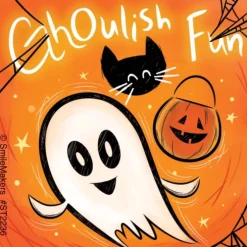 Happy Ghost Stickers