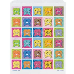 Happy Tooth Color Block Paper Bags
