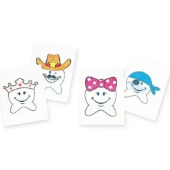 Happy Tooth Glitter Tattoo