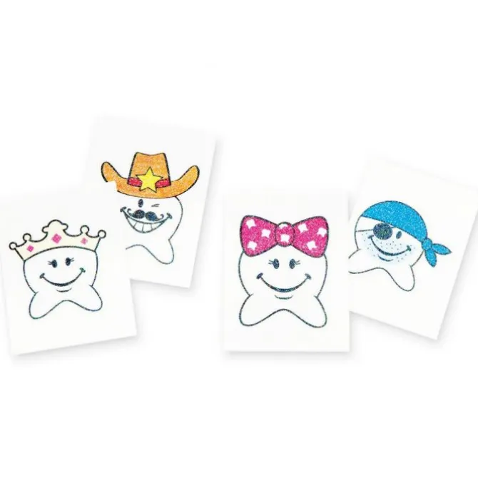 Happy Tooth Glitter Tattoo
