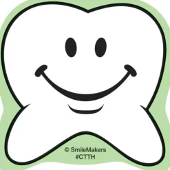 Happy Tooth Shaped Stickers