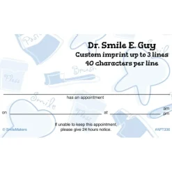 Healthy Habits Appointment Cards