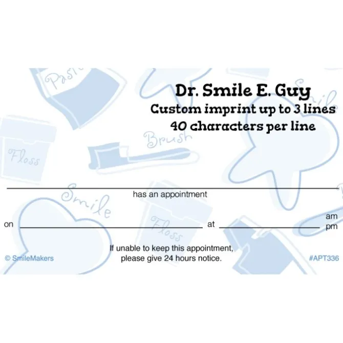 Healthy Habits Appointment Cards