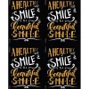 Healthy Smile Is Beautiful Laser Recall Cards