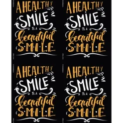 Healthy Smile Is Beautiful Laser Recall Cards