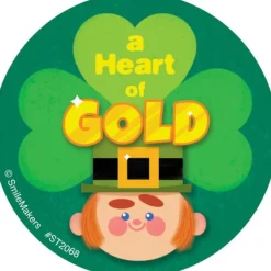 Heart of Gold Stickers
