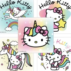 Hello Kitty Rainbows & Unicorns Stickers