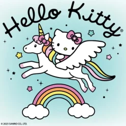 Hello Kitty Rainbows & Unicorns Stickers