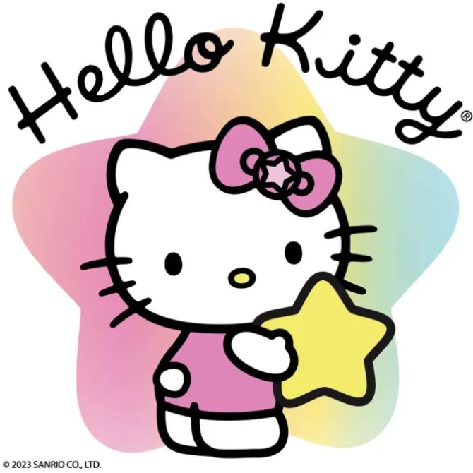 Hello Kitty Rainbows & Unicorns Stickers