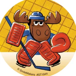 Hockey Moose Stickers