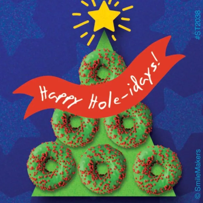 Holiday Donuts Stickers
