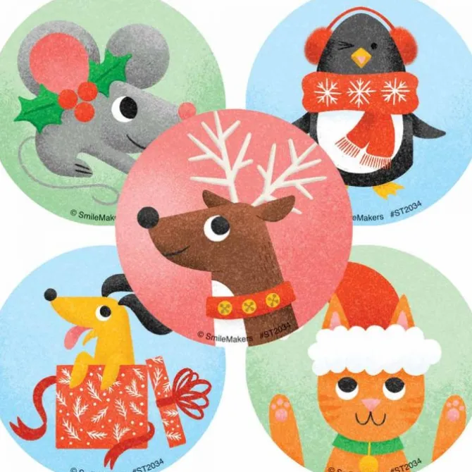 Holiday Felt Cuties Stickers