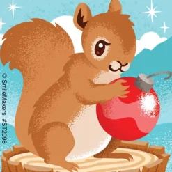 Holiday Forest Friends Stickers