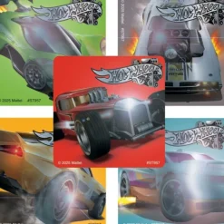 Hot Wheels Foil Stickers