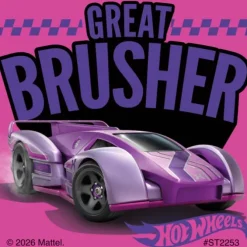 Hot Wheels Great Brusher Stickers
