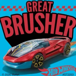 Hot Wheels Great Brusher Stickers