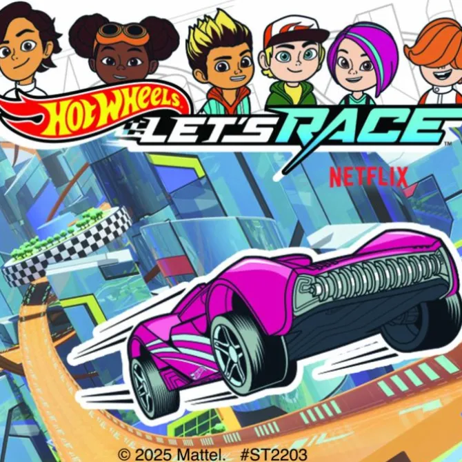 Hot Wheels Let's Race Stickers