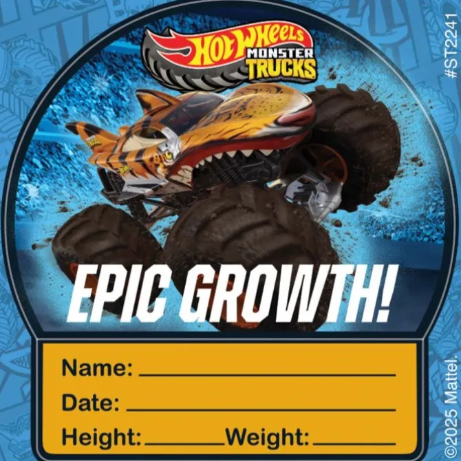 Hot Wheels Monster Truck I've Grown™ Stickers