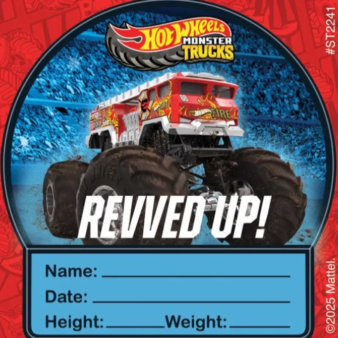 Hot Wheels Monster Truck I've Grown™ Stickers