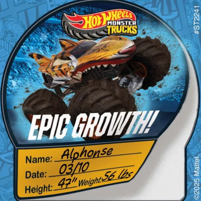 Hot Wheels Monster Truck I've Grown™ Stickers