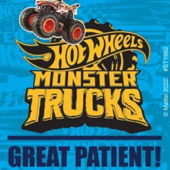 Hot Wheels Monster Truck Patient Stickers