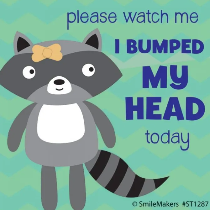 I Bumped My Head Stickers