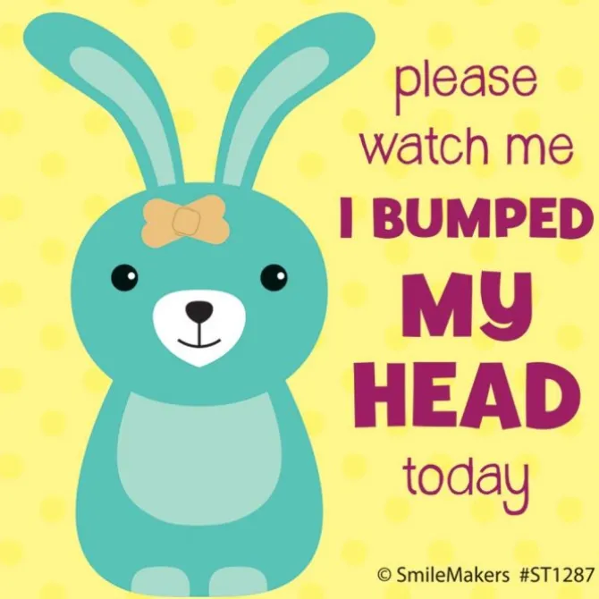 I Bumped My Head Stickers