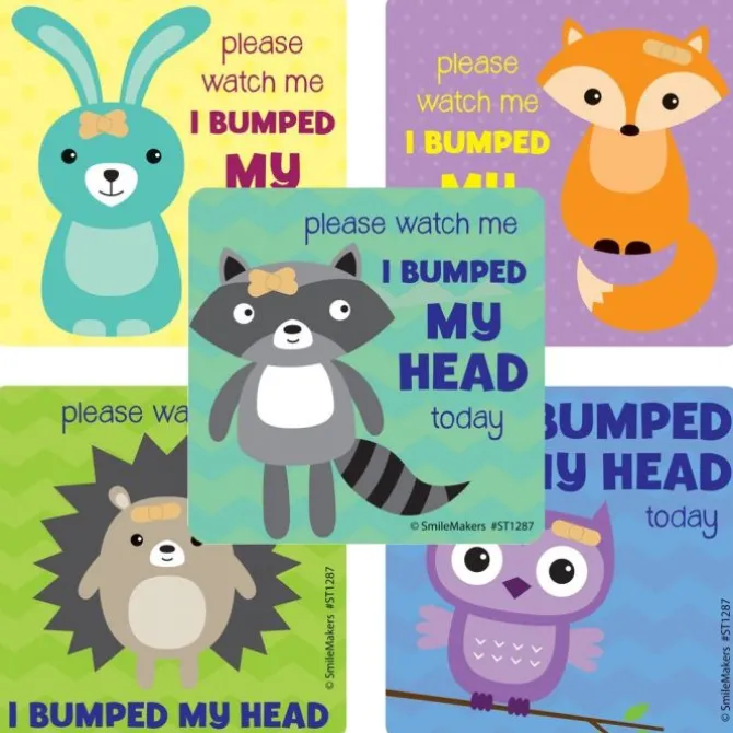 I Bumped My Head Stickers