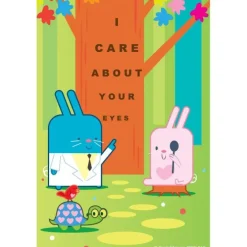I Care About Your Eyes Bunnies Recall Cards