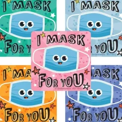 I Mask For You Stickers