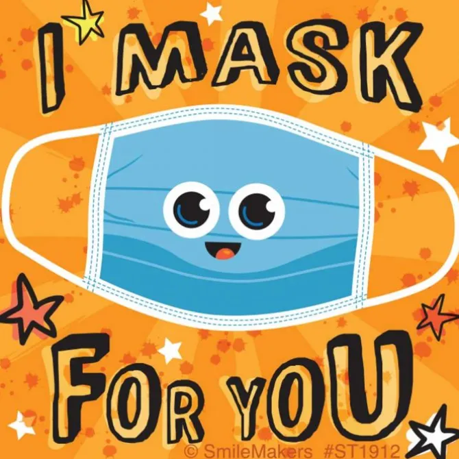 I Mask For You Stickers