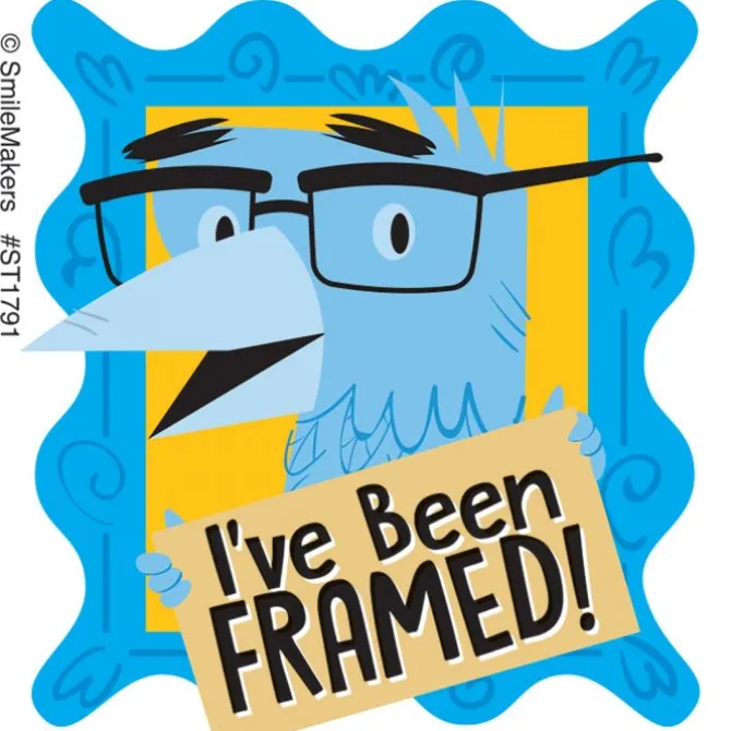 I've Been Framed Stickers