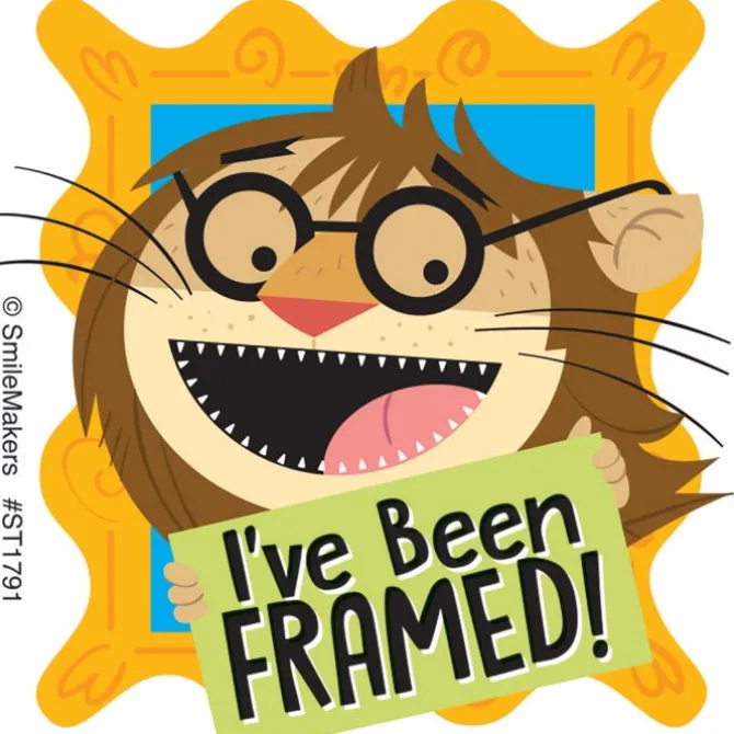 I've Been Framed Stickers