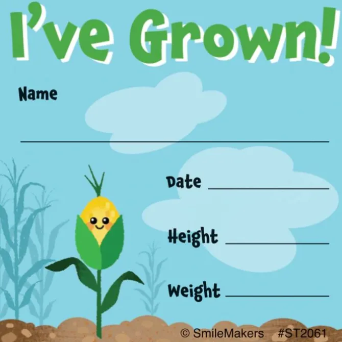 I've Grown Fruits & Veggies Stickers