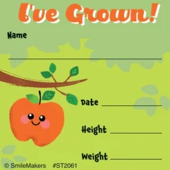 I've Grown Fruits & Veggies Stickers