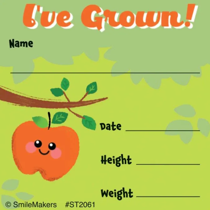 I've Grown Fruits & Veggies Stickers