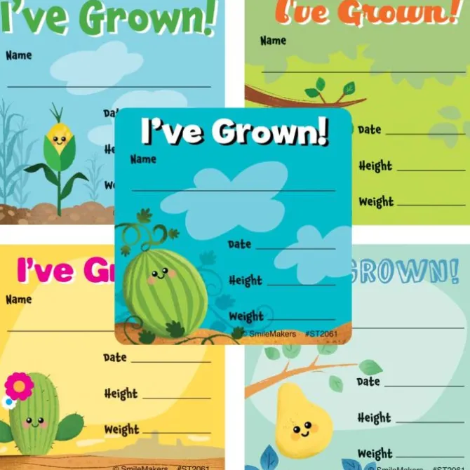 I've Grown Fruits & Veggies Stickers