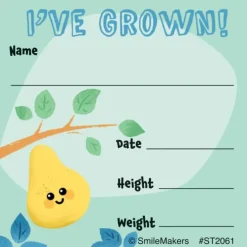 I've Grown Fruits & Veggies Stickers
