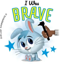 I Was Brave Little Animals Stickers